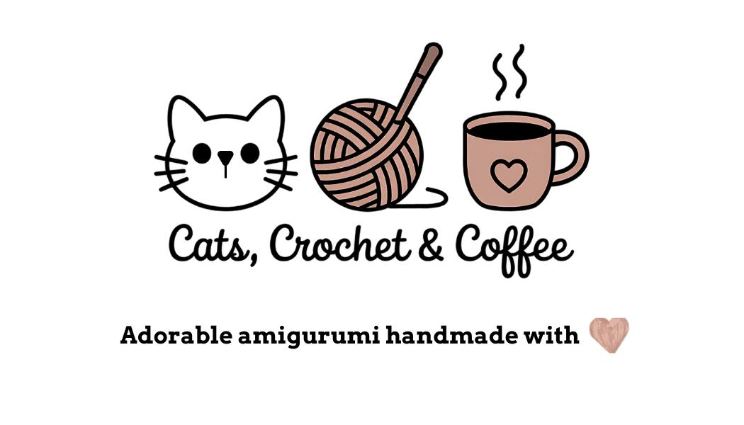 Cats, Crochet & Coffee Logo